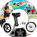 Calibrador De Pneus Digital Portátil + 3 Bicos Diferentes