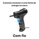 Calibrador De Pneus Digital Portátil + 3 Bicos Diferentes