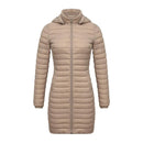 Casaco Feminino de Inverno Acolchoado de Algodão