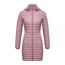 Casaco Feminino de Inverno Acolchoado de Algodão