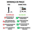 Game Stick Pro™ - 4k (20 MIL JOGOS) + 1 CONTROLE GRÁTIS (OFERTA LIMITADA ATÉ HOJE!)