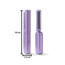 Escova de Cabelo Alisadora Anti Frizz Portátil