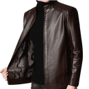 Jaqueta de Couro Masculina Premium Michigan Luxe