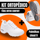 Ortho Ease -  Tênis Ortopédico Anti Impacto + OrthoStride - Palmilha Ortopédica