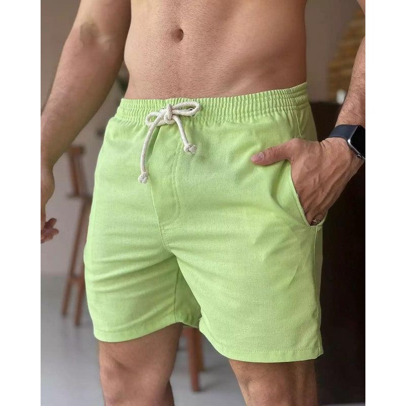 Bermuda Masculina de Linho