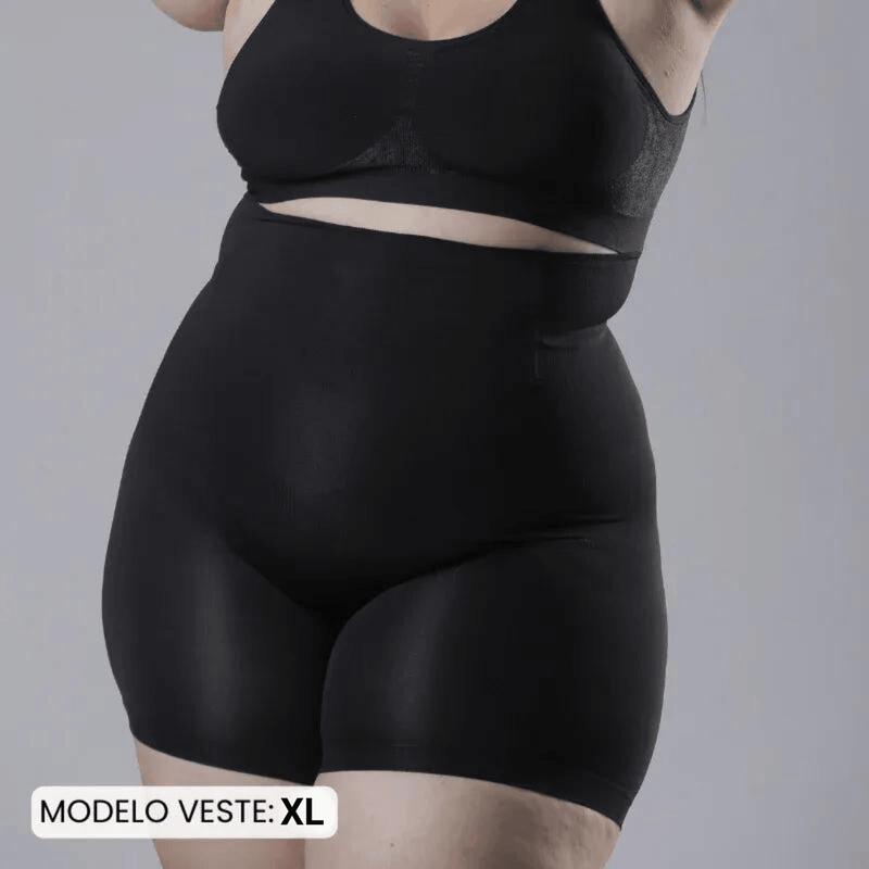 Modela Fit - Short Modelador COMPRE 1, LEVE 2 + BRINDE 2 Sutiãs Sem Costura