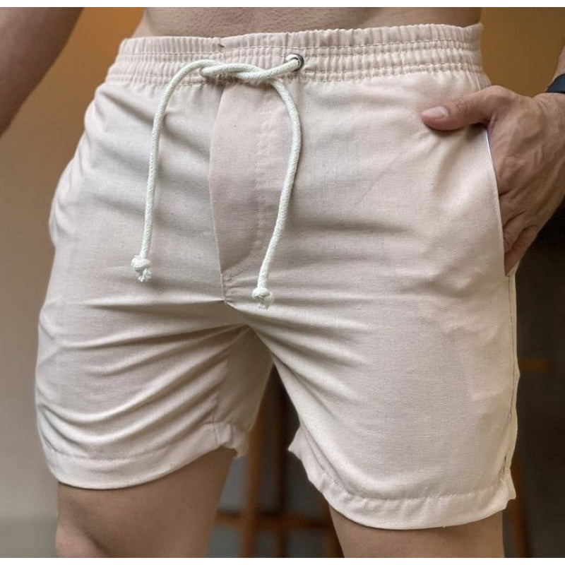 Bermuda Masculina de Linho