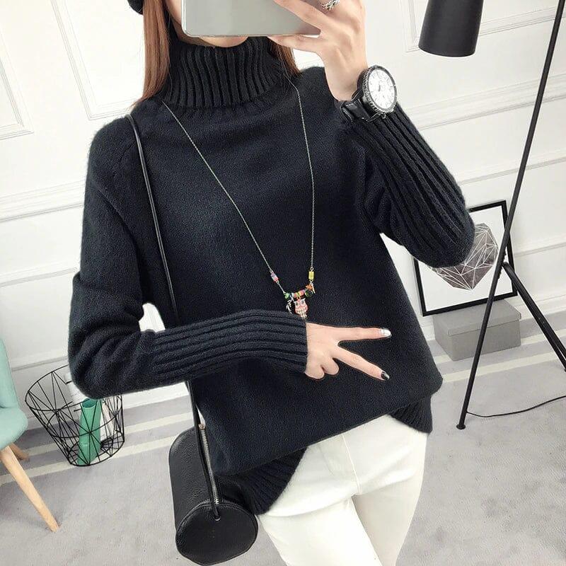 Blusa Gola Alta Woman Fashion