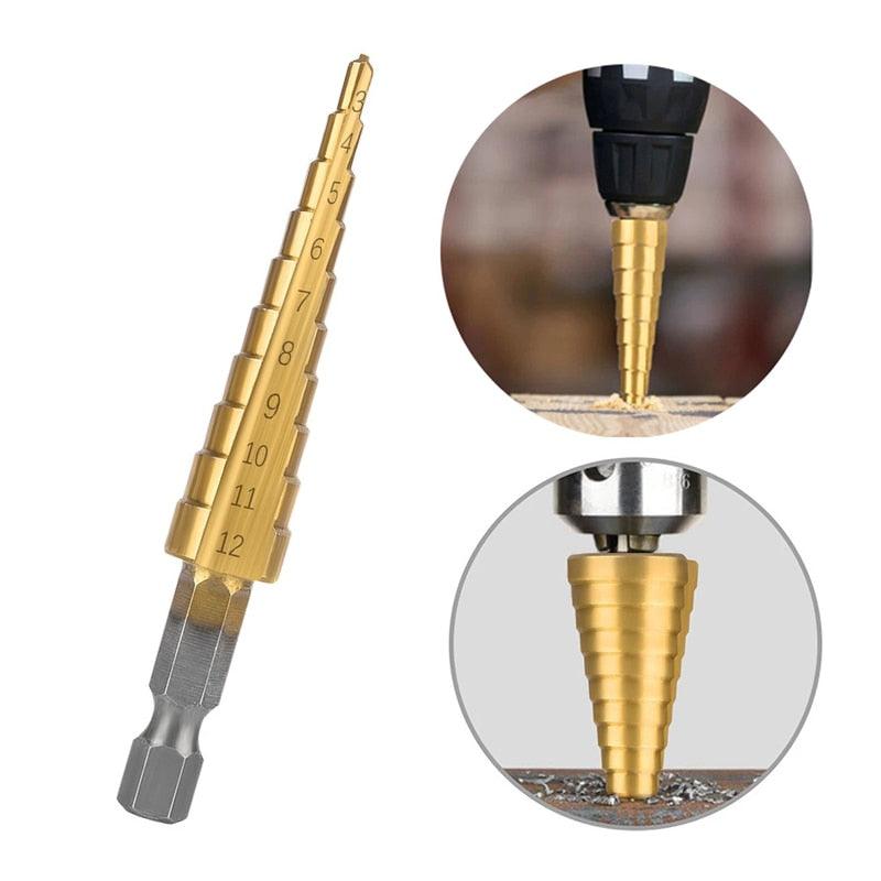 Broca Titânio MaxFuru kit completo