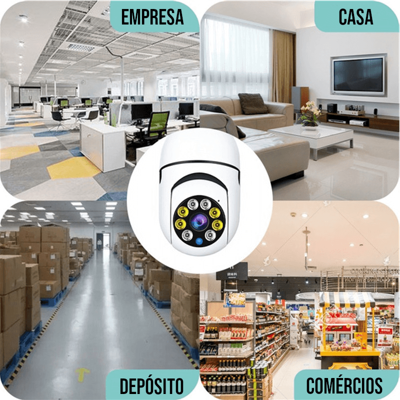 Câmera de Segurança avançada WI-FI 360