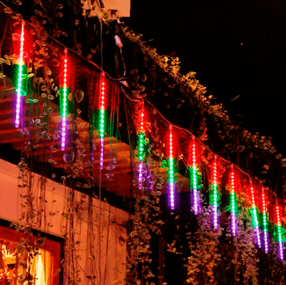 Pisca Pisca de Natal Efeito de Chuva