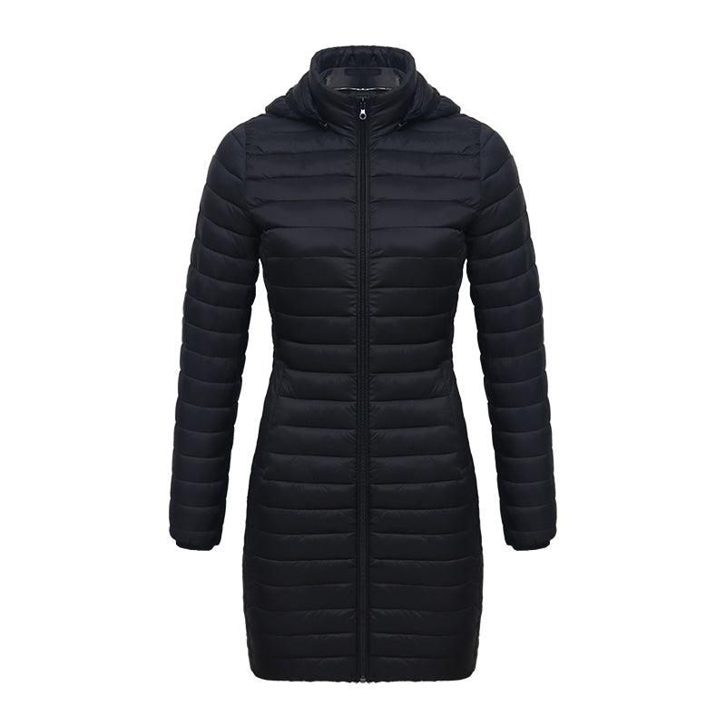 Casaco Feminino de Inverno Acolchoado de Algodão