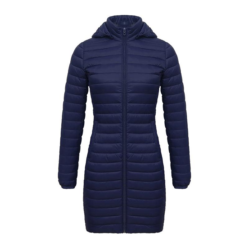 Casaco Feminino de Inverno Acolchoado de Algodão