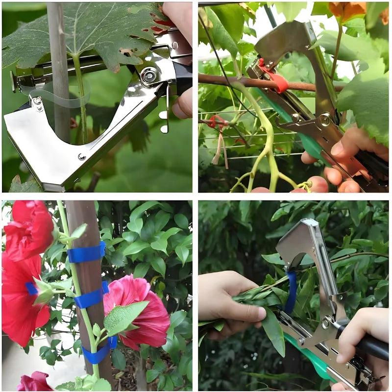 Máquina de amarrar plantas com Fita PlantFix