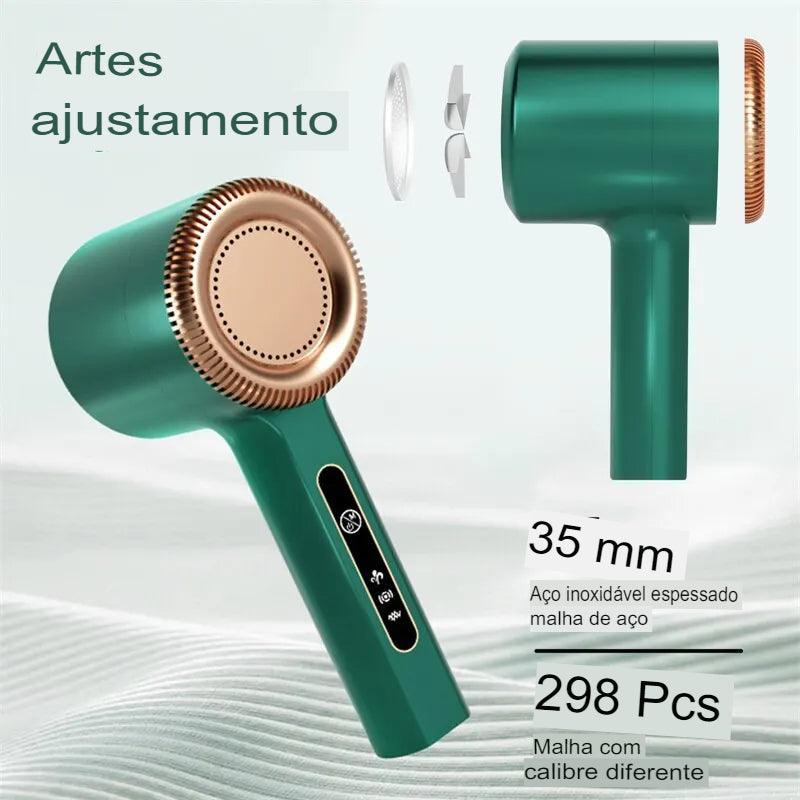 Removedor Pelos Fiapos Roupas Papa Bolinha Elétrico Sem Fio