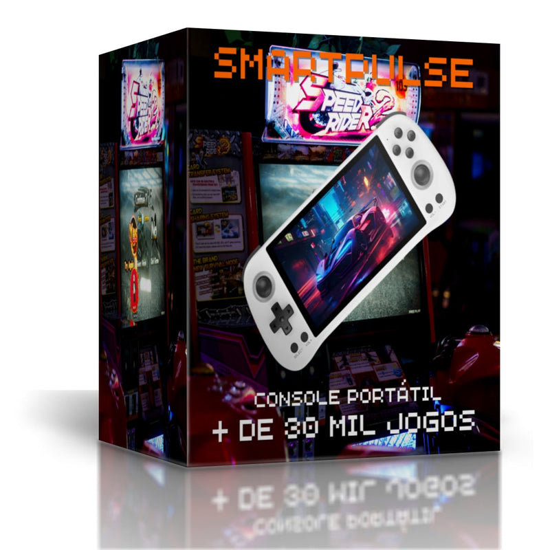 UltraGame™  - Console Portátil ( 30 Mil Jogos ) + AudioWarrior™ - headset Gamer sem fio