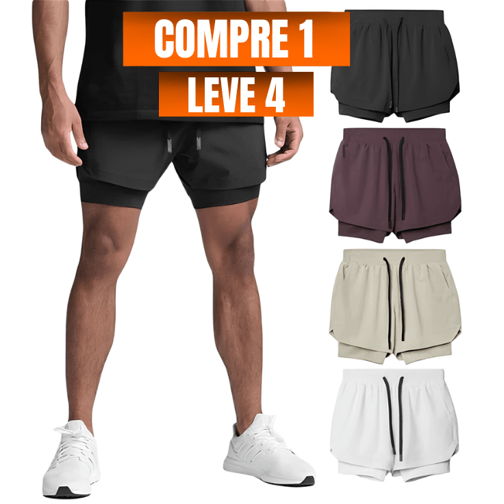Short BeFit - Compre 1, Leve 4! [PROMOÇÃO RELÂMPAGO DIA DOS PAIS]