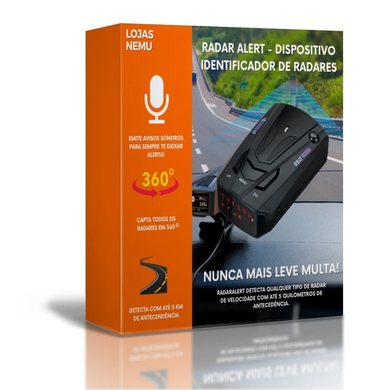 RadarAlert™ - Dispositivo Identificador de Radares + Noise Rubber™ - Borracha Anti-Rúidos e Anti-Poeira [PROMOÇÃO ANIVERSÁRIO LOJA NEMU]